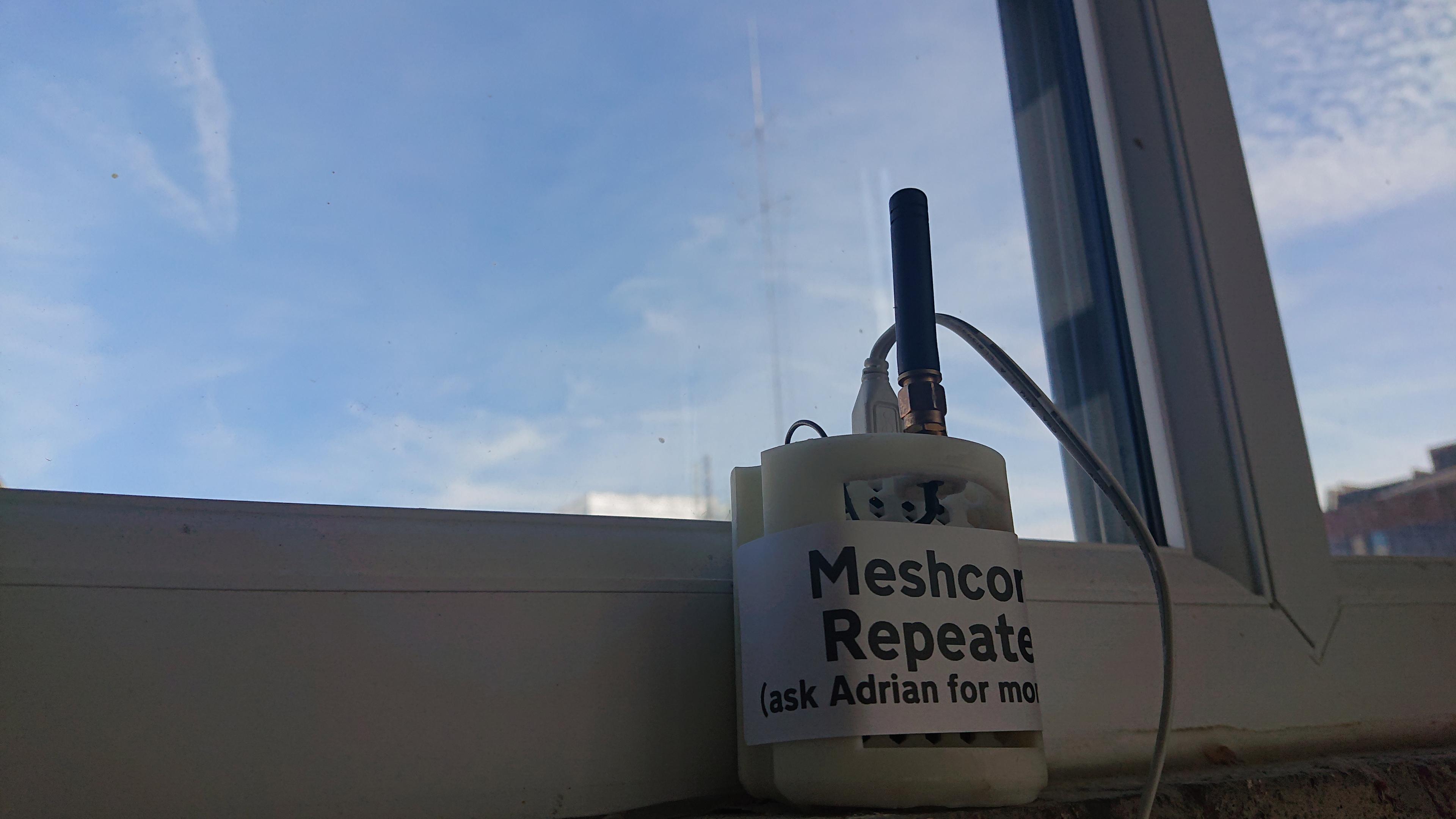 The same assembly sat on the windowsill at DoES Liverpool. It's now adorned with a label reading